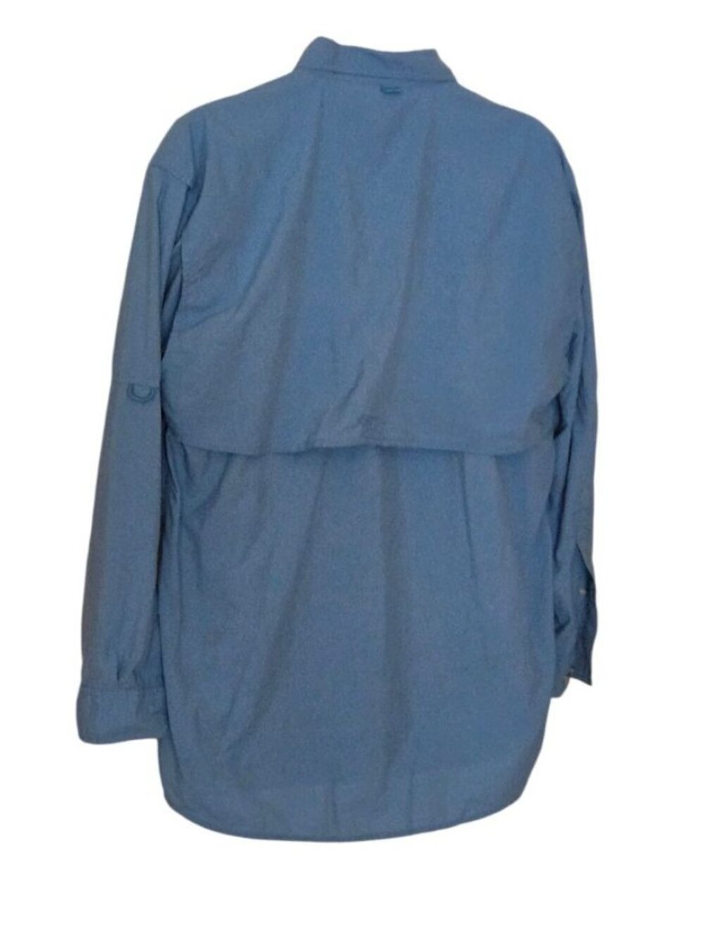 Magellan Sportswear Men's Blue Shirt Long Sleeve Vented Utility size L - Picture 4 of 6